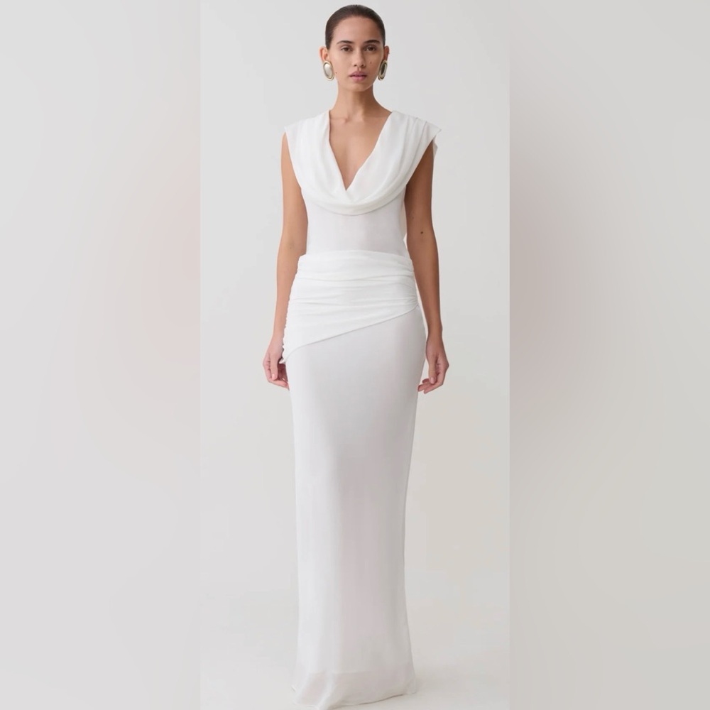 Meshki Giulia Chiffon Maxi Dress